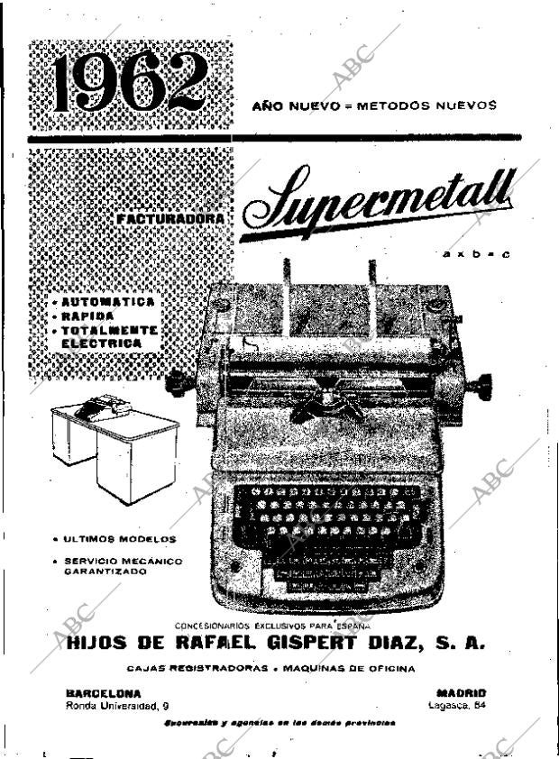 ABC MADRID 01-02-1962 página 12