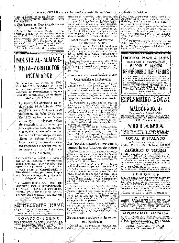 ABC MADRID 01-02-1962 página 18