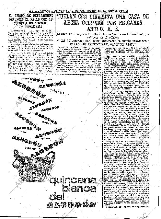 ABC MADRID 01-02-1962 página 19