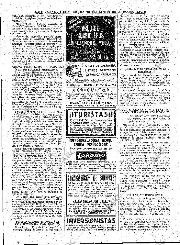 ABC MADRID 01-02-1962 página 26