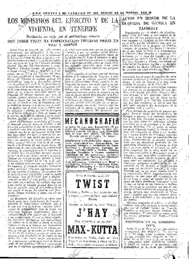 ABC MADRID 01-02-1962 página 33