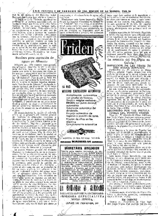 ABC MADRID 01-02-1962 página 34
