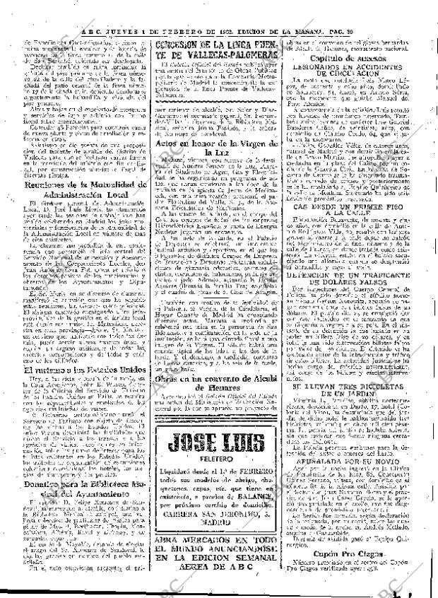 ABC MADRID 01-02-1962 página 39