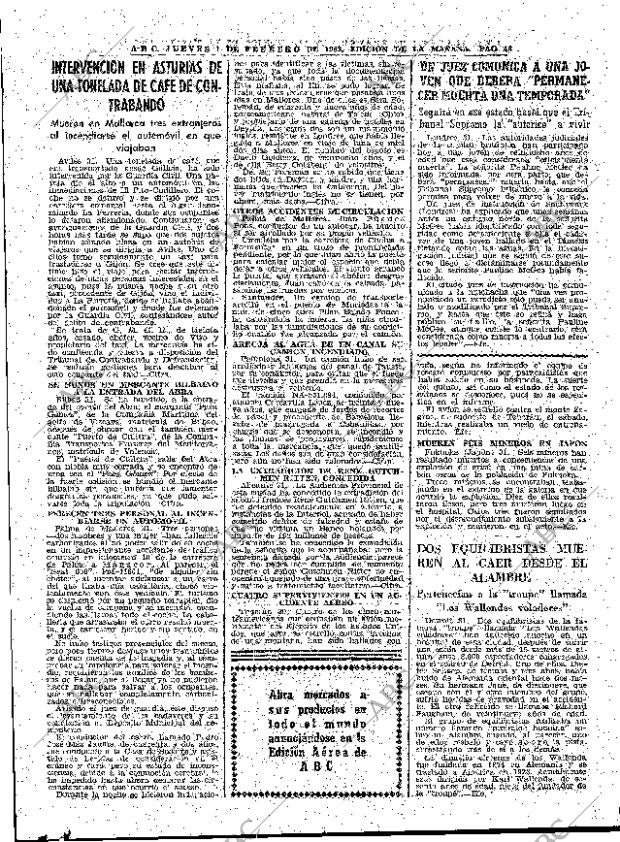 ABC MADRID 01-02-1962 página 46