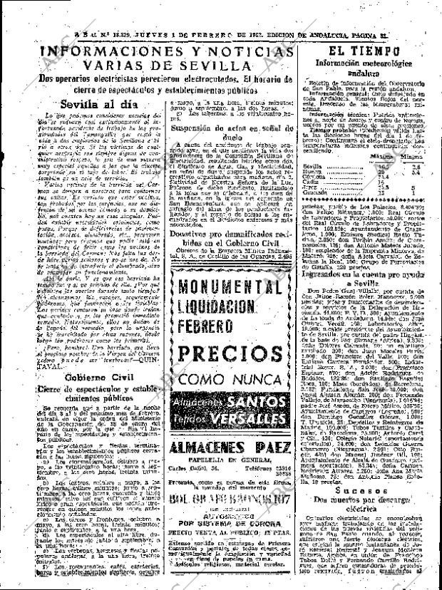 ABC SEVILLA 01-02-1962 página 31