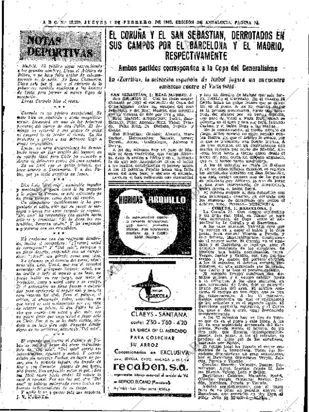 ABC SEVILLA 01-02-1962 página 33