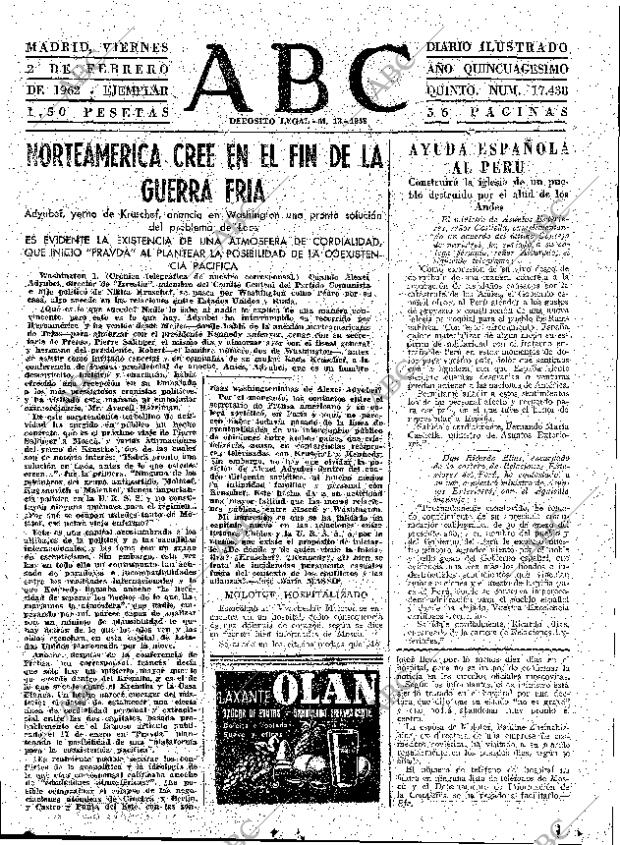 ABC MADRID 02-02-1962 página 15