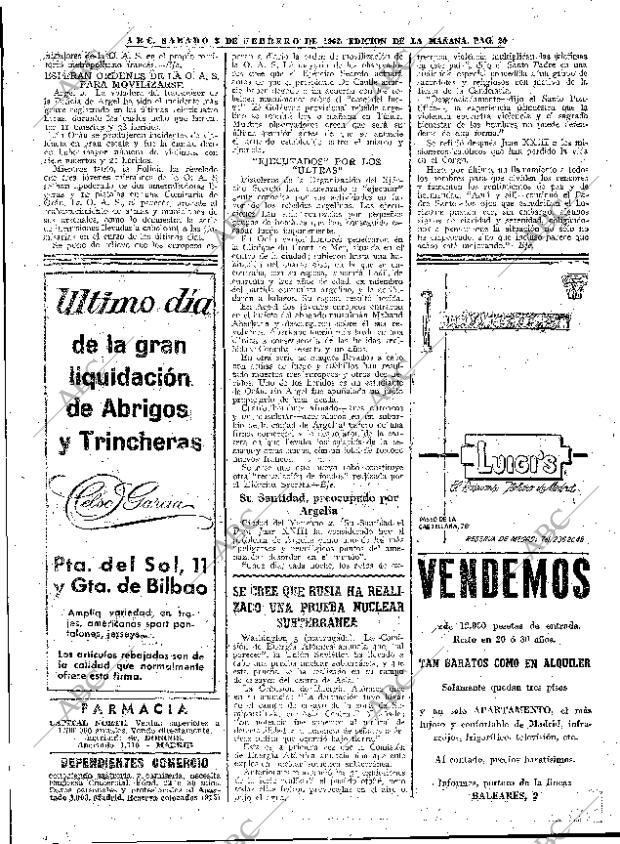ABC MADRID 03-02-1962 página 20