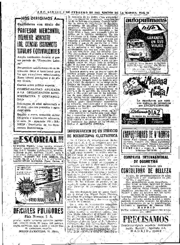 ABC MADRID 03-02-1962 página 30