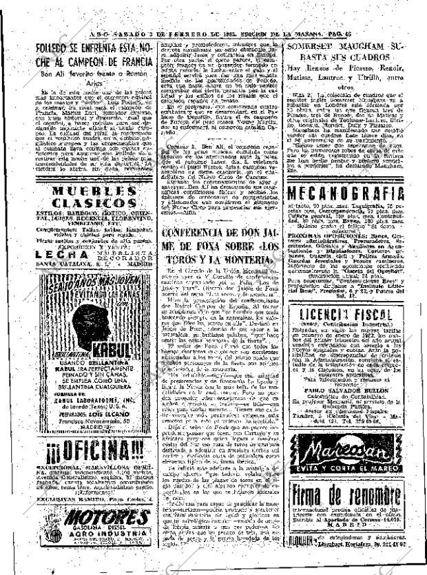 ABC MADRID 03-02-1962 página 46