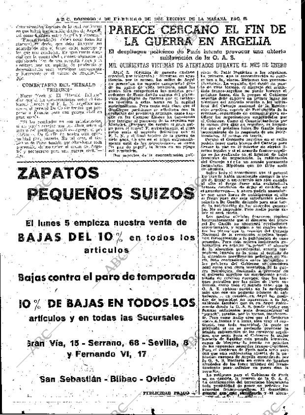 ABC MADRID 04-02-1962 página 65