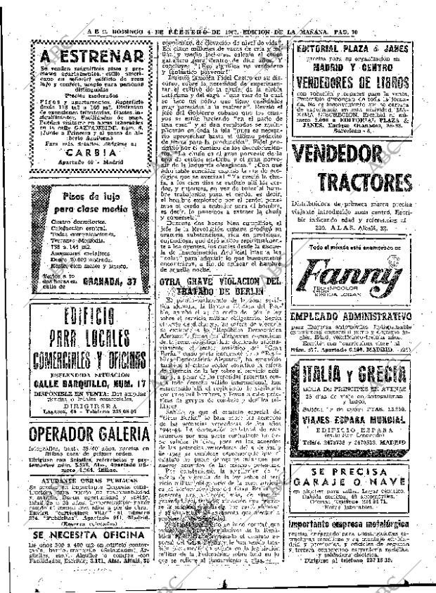 ABC MADRID 04-02-1962 página 70
