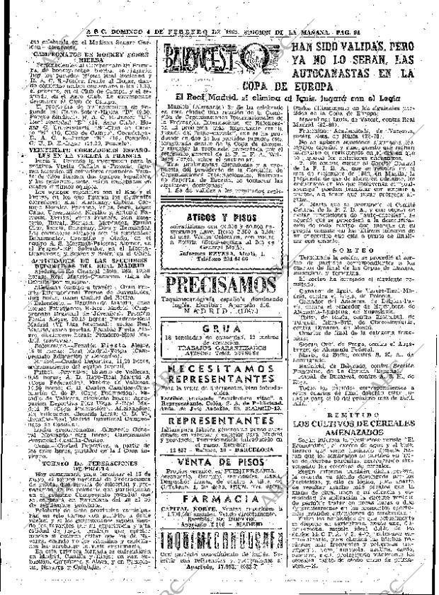 ABC MADRID 04-02-1962 página 94