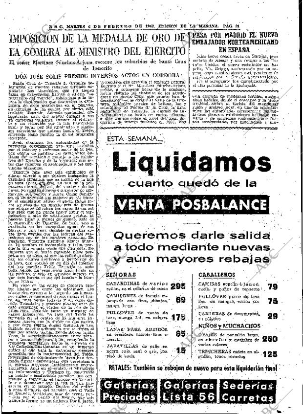 ABC MADRID 06-02-1962 página 31