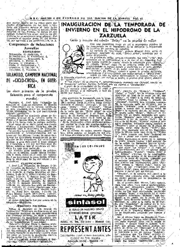 ABC MADRID 06-02-1962 página 47