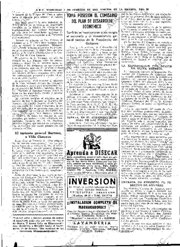 ABC MADRID 07-02-1962 página 38