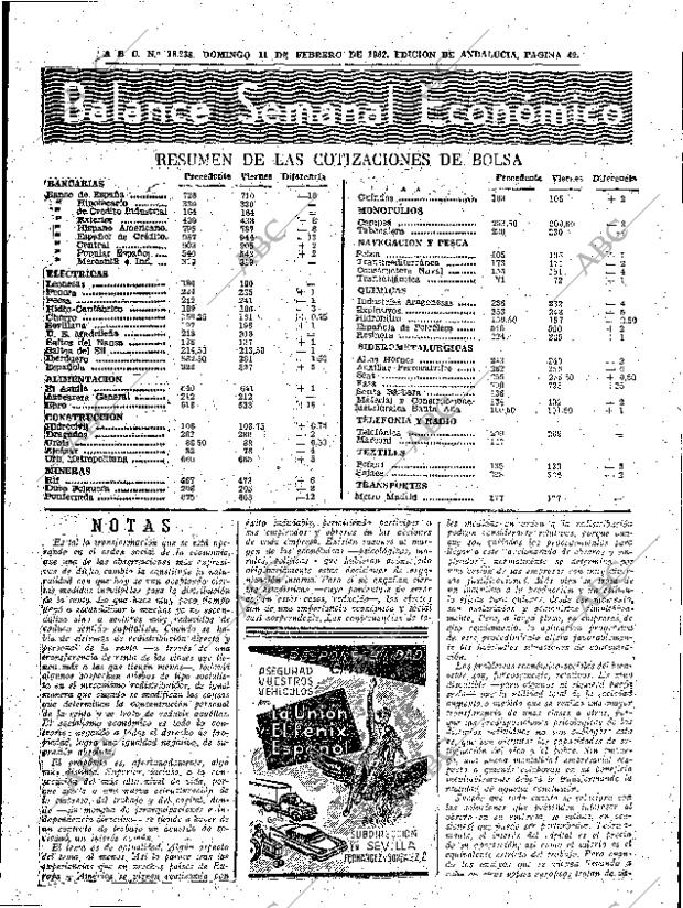 ABC SEVILLA 11-02-1962 página 49