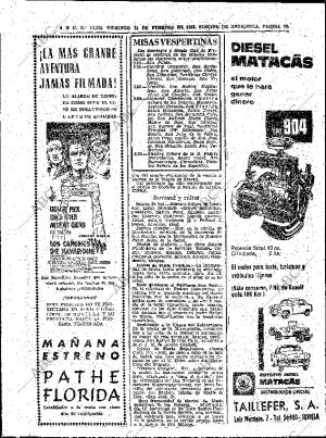 ABC SEVILLA 11-02-1962 página 52