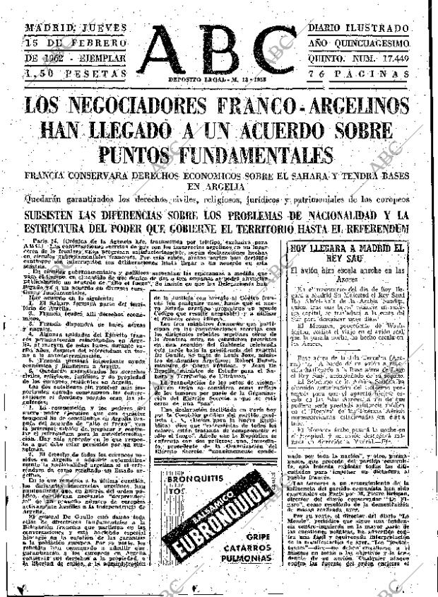 ABC MADRID 15-02-1962 página 31
