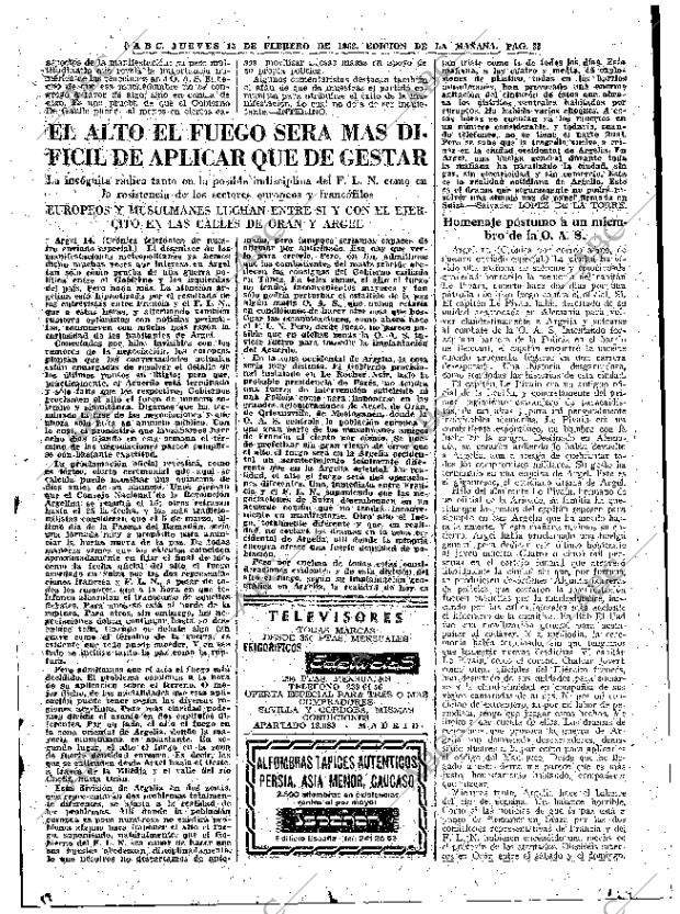 ABC MADRID 15-02-1962 página 33