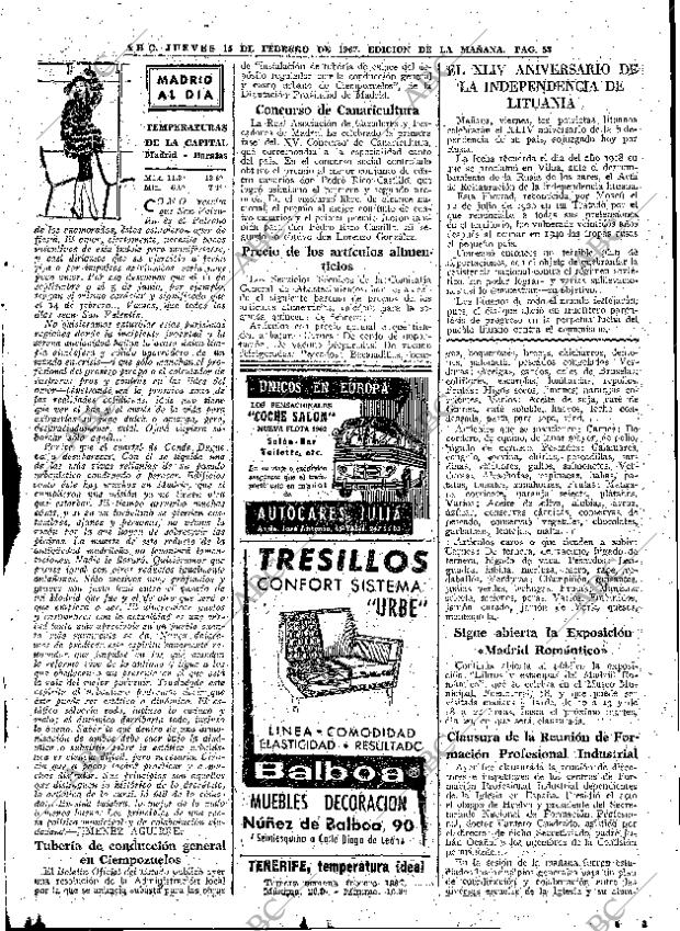 ABC MADRID 15-02-1962 página 53