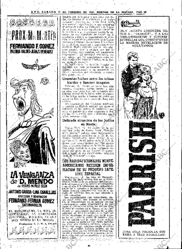 ABC MADRID 17-02-1962 página 36
