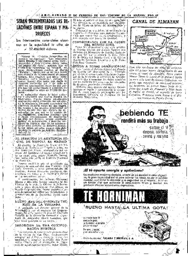 ABC MADRID 17-02-1962 página 45