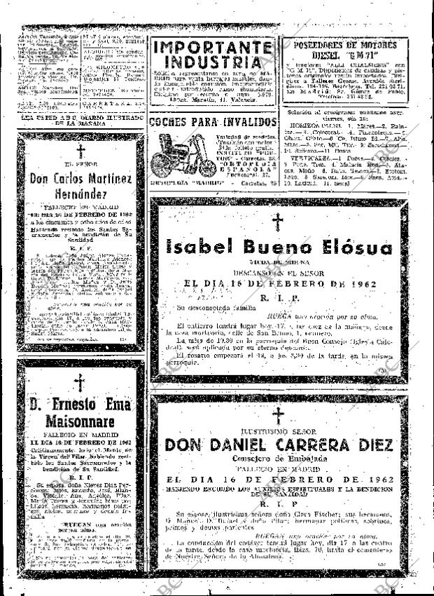 ABC MADRID 17-02-1962 página 76