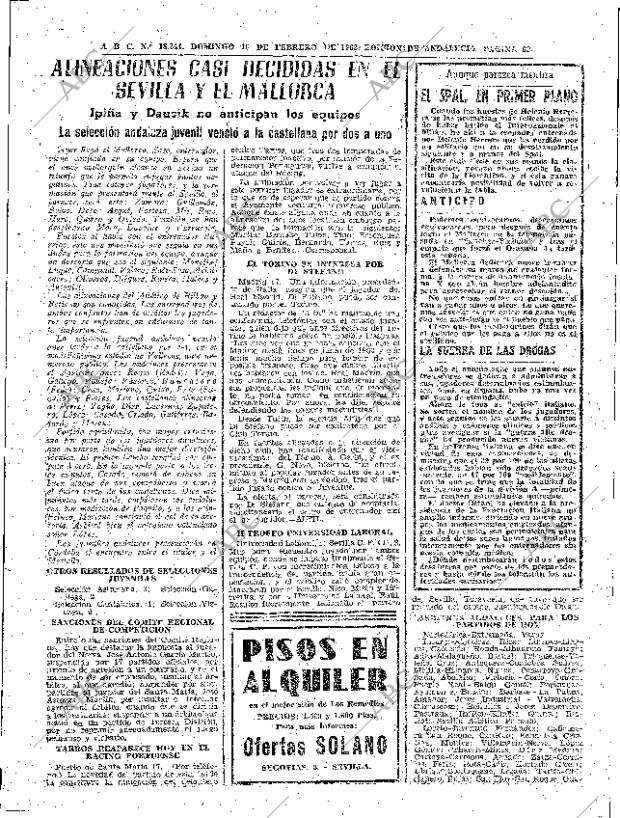 ABC SEVILLA 18-02-1962 página 69