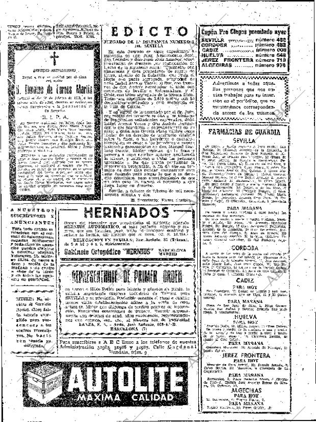 ABC SEVILLA 18-02-1962 página 76