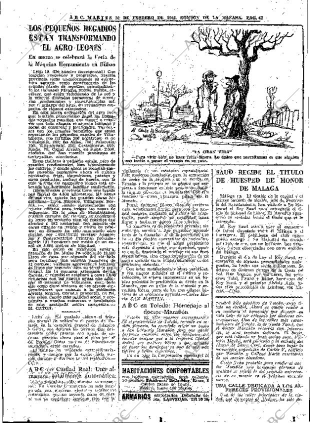 ABC MADRID 20-02-1962 página 47