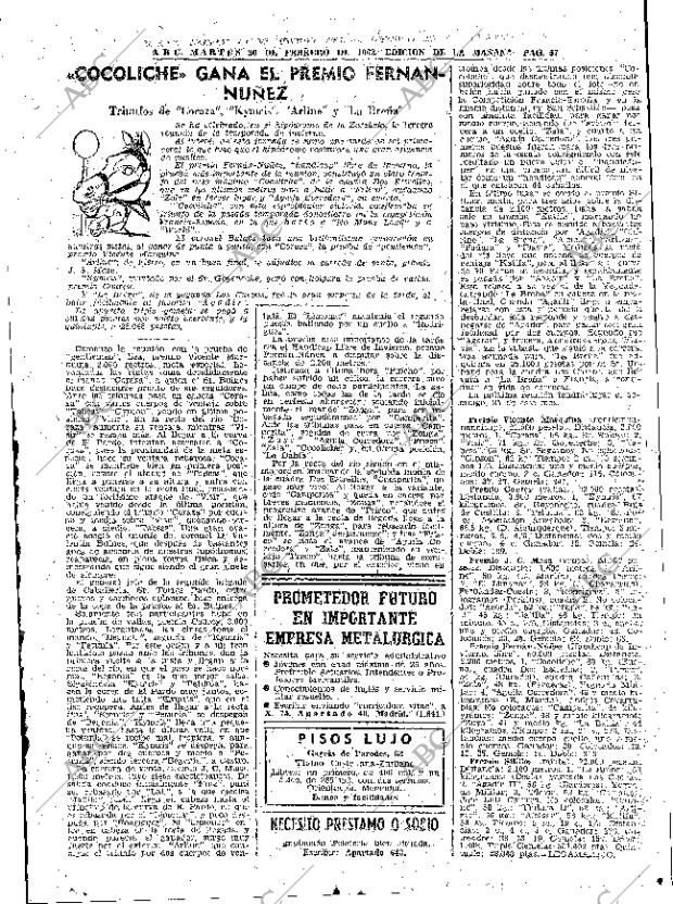 ABC MADRID 20-02-1962 página 57