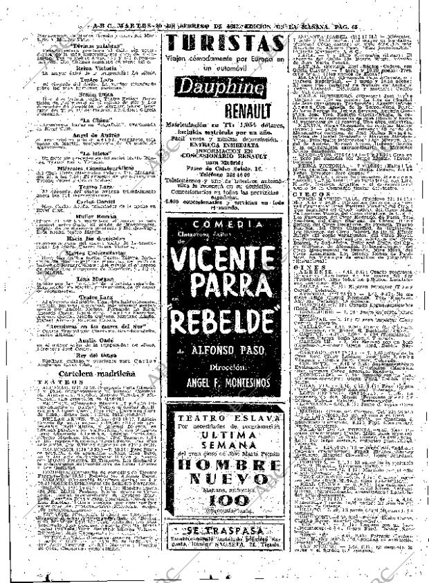 ABC MADRID 20-02-1962 página 65