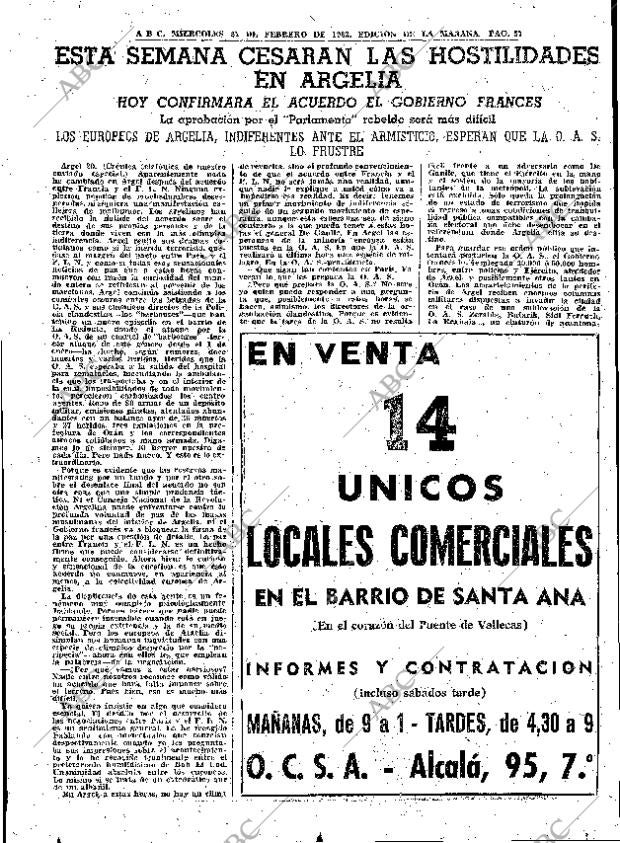 ABC MADRID 21-02-1962 página 37
