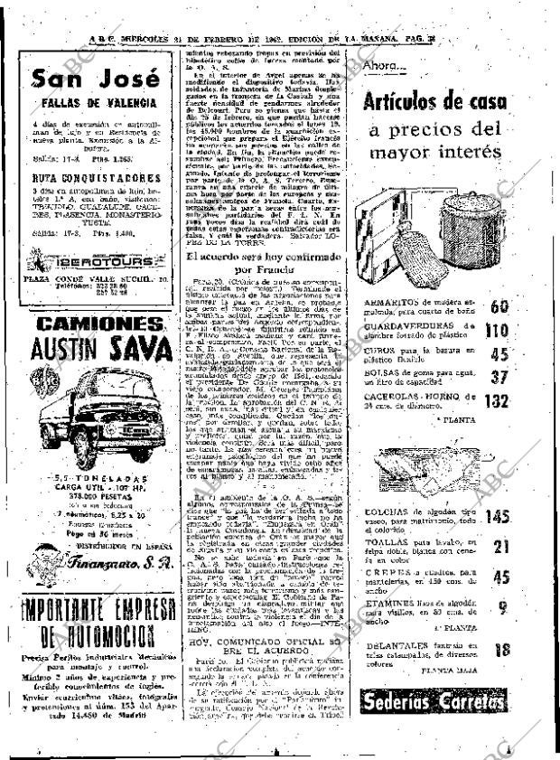 ABC MADRID 21-02-1962 página 38