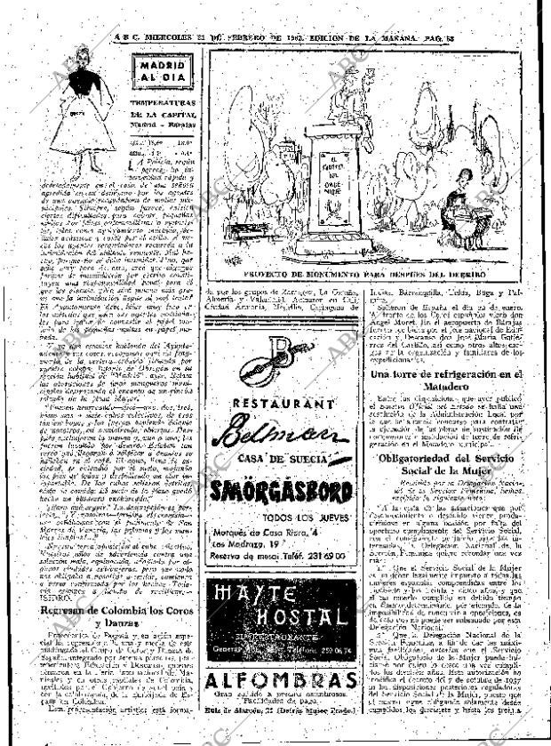 ABC MADRID 21-02-1962 página 53