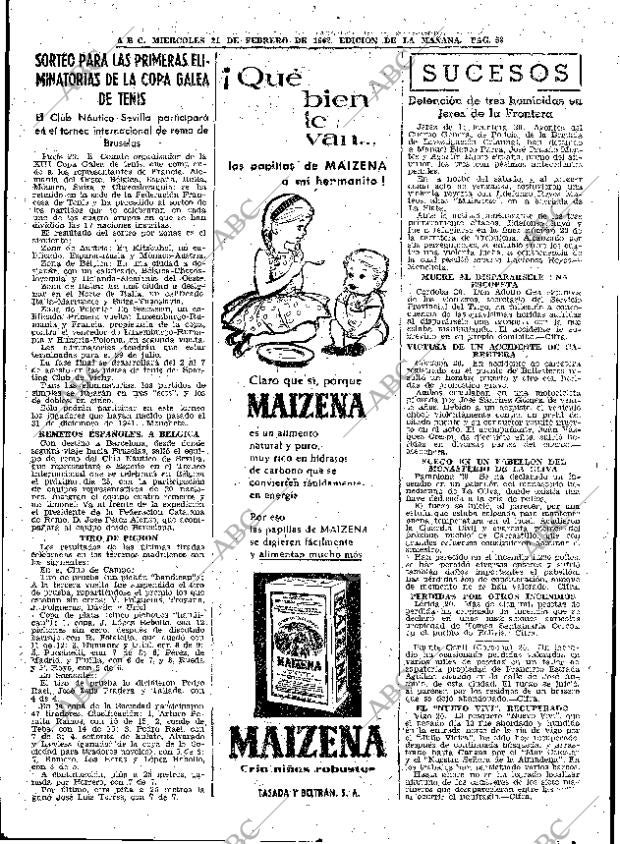 ABC MADRID 21-02-1962 página 58