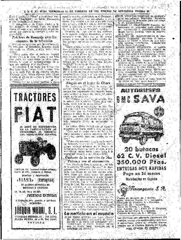 ABC SEVILLA 21-02-1962 página 34