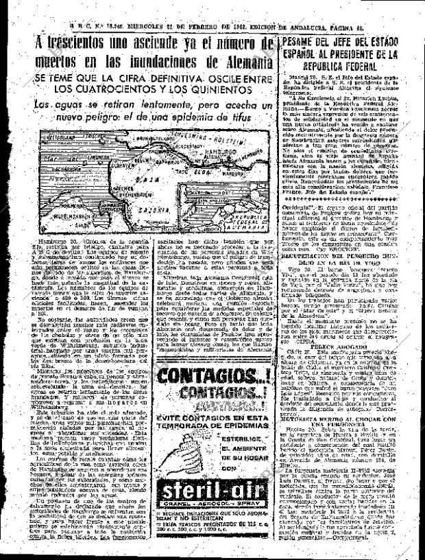 ABC SEVILLA 21-02-1962 página 45
