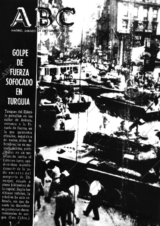 ABC MADRID 24-02-1962 página 1
