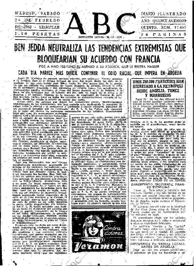 ABC MADRID 24-02-1962 página 47
