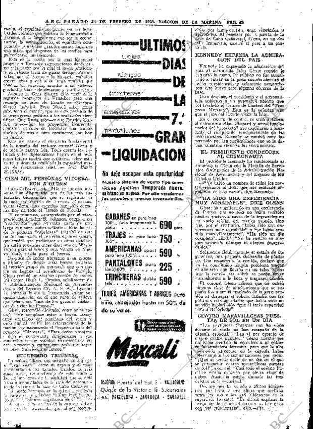 ABC MADRID 24-02-1962 página 52