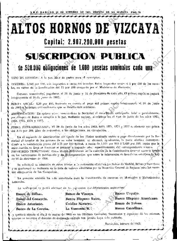 ABC MADRID 24-02-1962 página 78