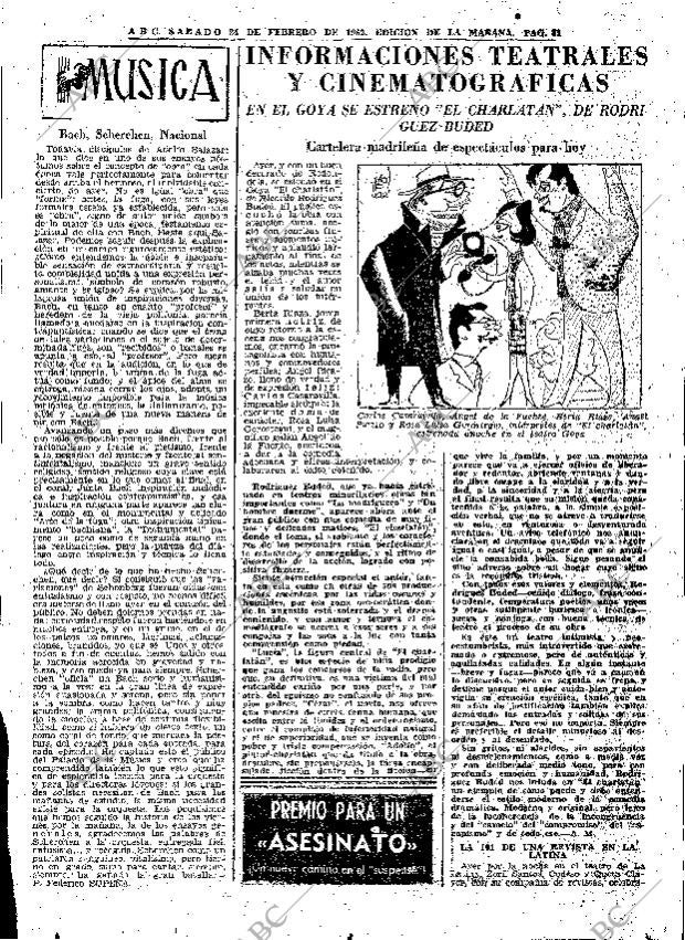 ABC MADRID 24-02-1962 página 81