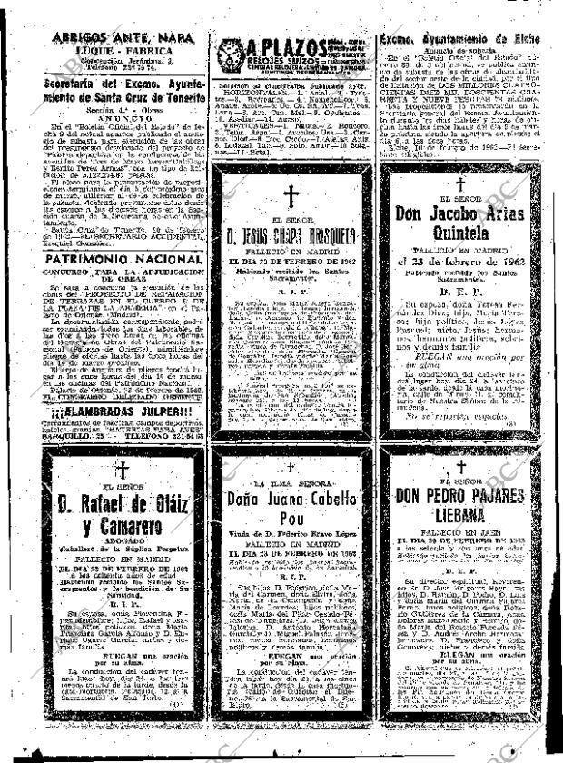 ABC MADRID 24-02-1962 página 94