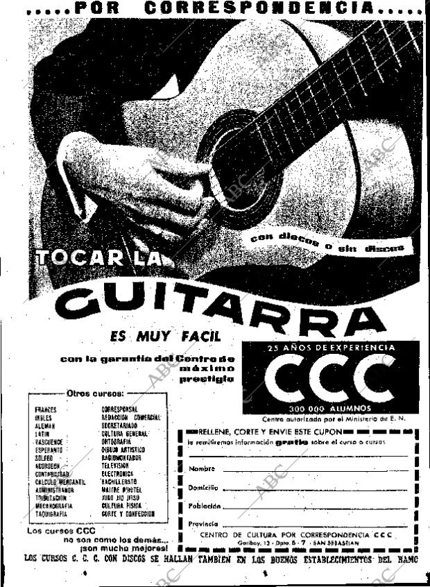 ABC MADRID 25-02-1962 página 43