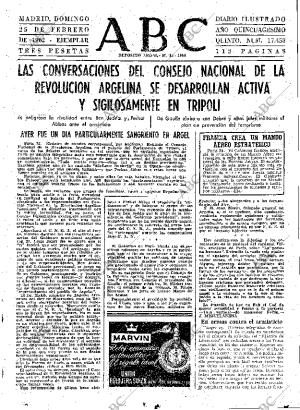 ABC MADRID 25-02-1962 página 63