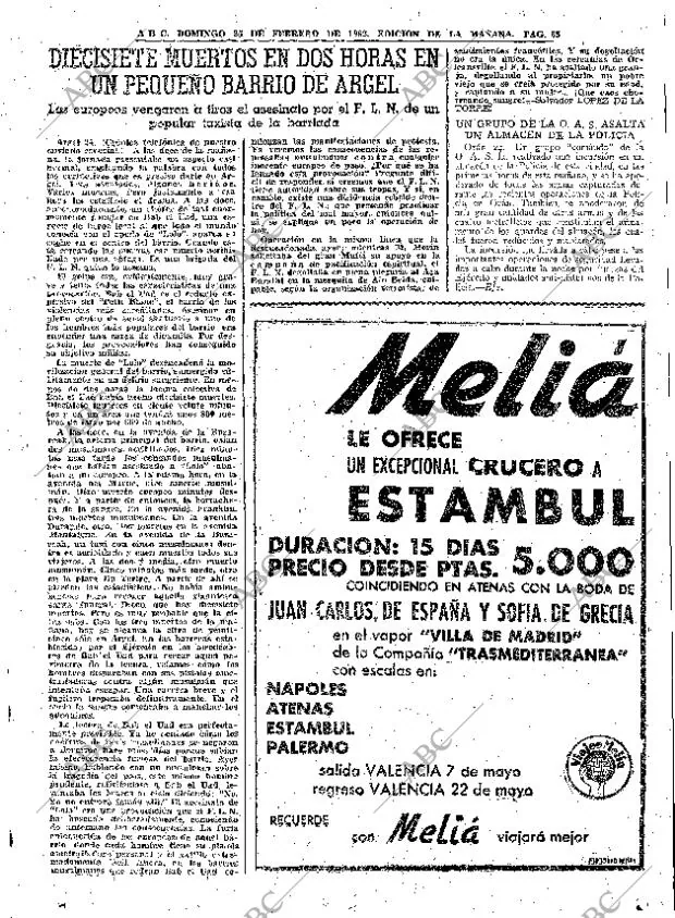 ABC MADRID 25-02-1962 página 65