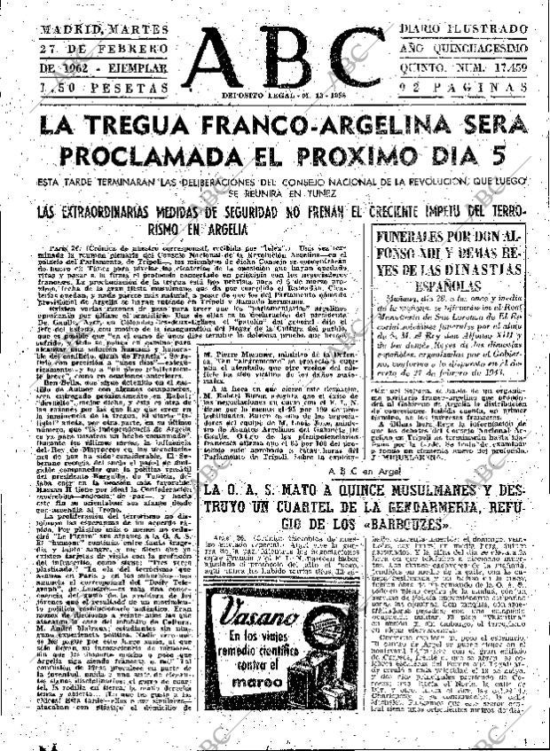 ABC MADRID 27-02-1962 página 47