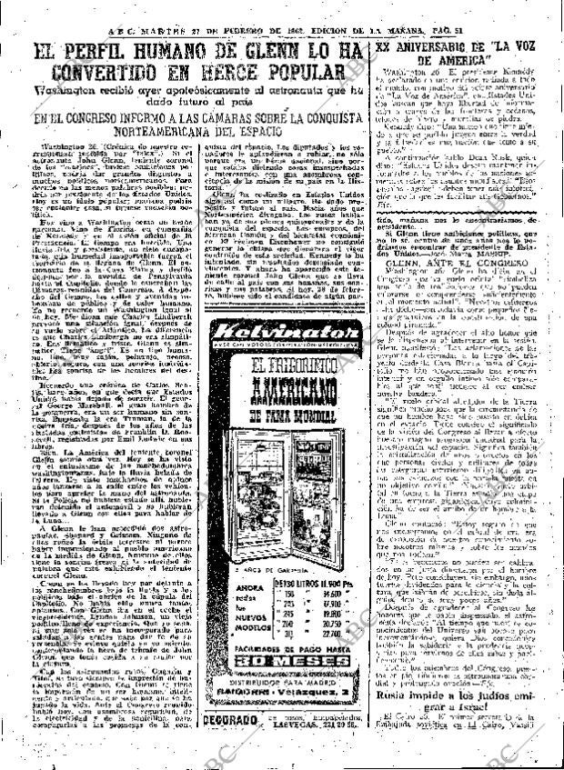 ABC MADRID 27-02-1962 página 51